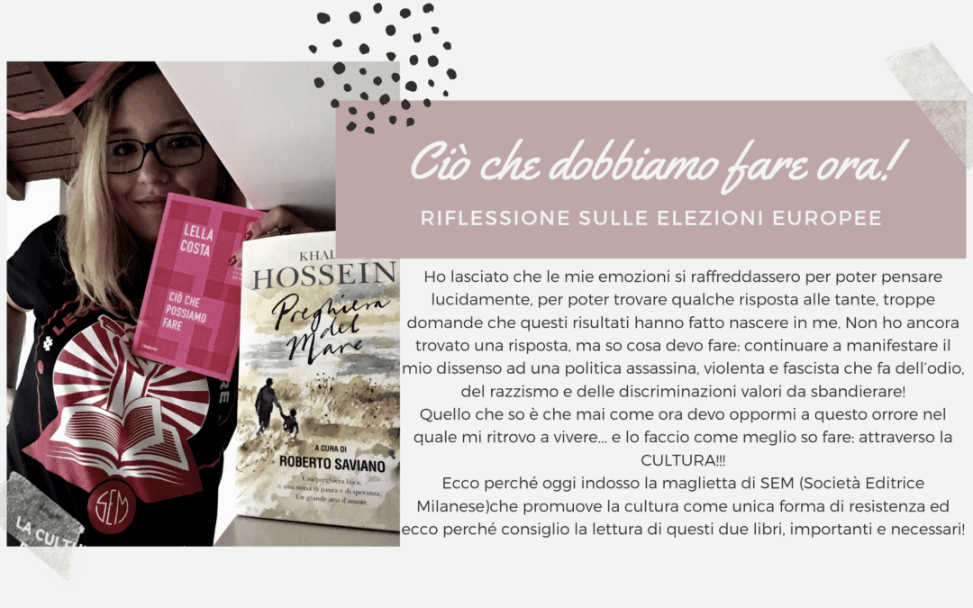 Ciò che dobbiamo fare ora!