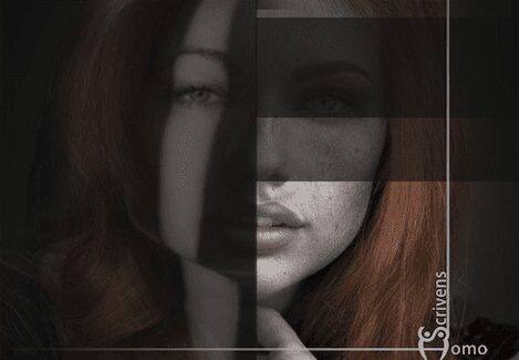Donna con due ombre