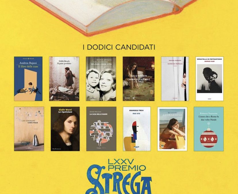 I 12 libri candidati alla LXXV edizione per il Premio Strega