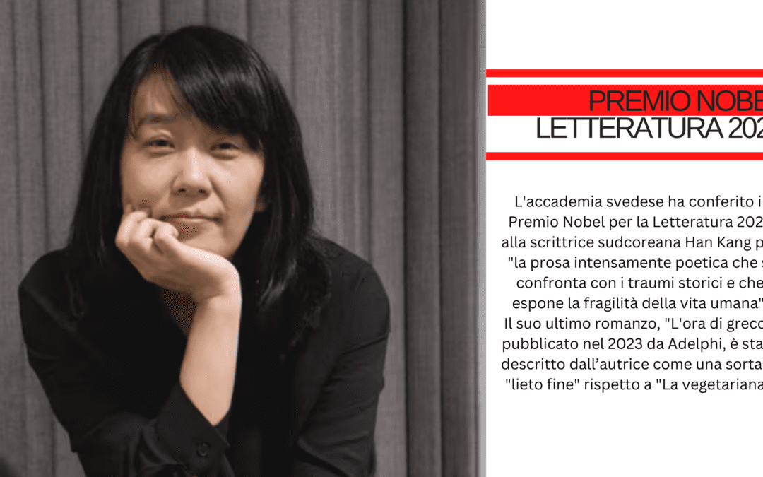 Han Kang vince il Premio Nobel per la letteratura 2024