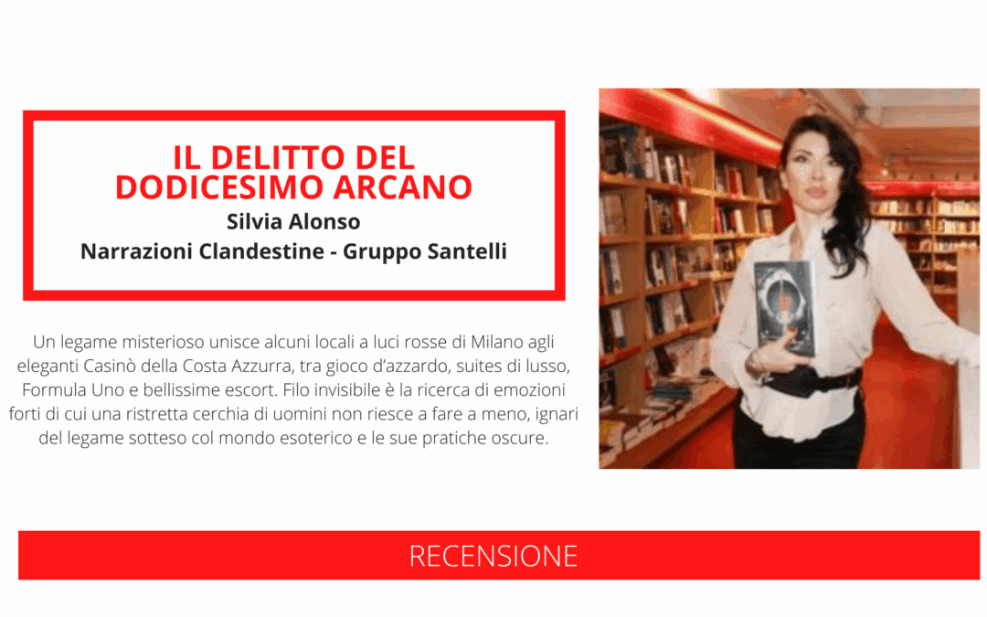 “Il delitto del Dodicesimo Arcano”, il nuovo noir di Silvia Alonso che va a scavare nei meandri più oscuri dei tabù psicologici e sessuali