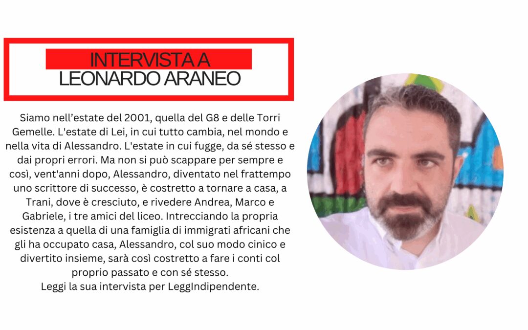 Leonardo Araneo, autore di “La linea di confine”: “Voglio suscitare domande nel lettore, non dare certezze”