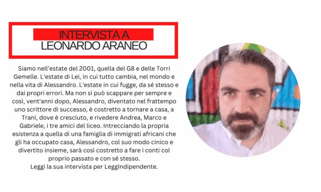 Leonardo Araneo, autore di “La linea di confine”: “Voglio suscitare domande nel lettore, non dare certezze”