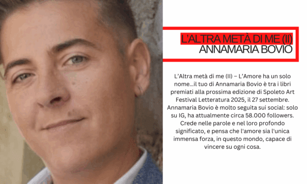 L’Altra metà di me (II), libro vittorioso a Spoleto Letteratura